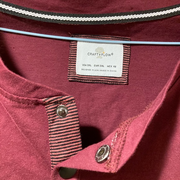 Mens long sleeve quarter button never worn - Picture 3 of 3